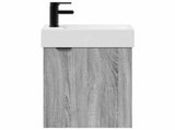 Bathroom Vanity Unit with Tap Grey Sonoma 45.5 x 22.5 x 84 cm 889430