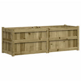 Garden Planter 150x50x50 cm Impregnated Wood Pine 837488