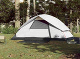 Camping Tent Dome 3-Person White Blackout Fabric Waterproof 94698