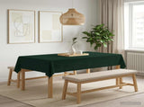 Table Cloth 5 pcs Rectangular Dark Green 140 x 260 cm Polyester 42040242