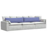 Sofa Pillows 2 pcs Jeans Blue 145 x 40 cm Fabric 42013839