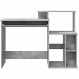 Desk Concrete Grey 120.5 x 44 x 88.5 cm Engineered Wood 869477
