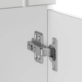 Kitchen Base Cabinet Lucca White Engineered Wood 853737