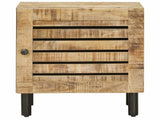 Bedside Table Natural 40 x 33 x 46 cm Solid Mango Wood 4018840