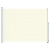 Patio Retractable Side Awning 220x300 cm Cream 313424
