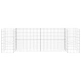 H-Shaped Gabion Planter Steel Wire 260x40x80 cm 145660