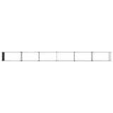 Raised Garden Bed Wood Brown 480 x 40 x 55 cm cold-rolled steel 8006284