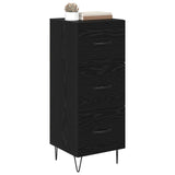 Sideboard Black oak 34 x 34.5 x 90 cm Engineered wood 881551