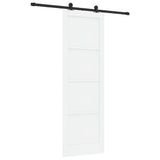 Sliding Door Set Manual White and black 78 x 232 cm 3333335
