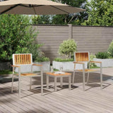 Garden Dining Set 3 pcs Brown 3334846