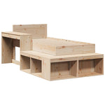 Bed Frame without Mattress 80x200 cm Solid Wood Pine 3309755