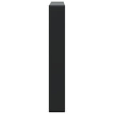 Shelf Brackets for Washbasin 2 pcs Black Rectangular Steel 4007272