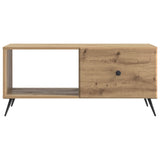 Coffee Table Artisan Oak 90 x 50 x 40 cm Engineered Wood 895654