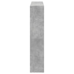 Book Cabinet Concrete Grey 137.5x29x137.5 cm Engineered Wood 3310292