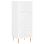 Highboard White 34.5x34x180 cm Engineered Wood 3198969