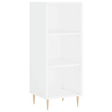 Highboard White 34.5x34x180 cm Engineered Wood 3198969