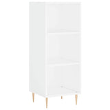 Highboard White 34.5x34x180 cm Engineered Wood 3198969