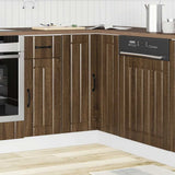 Kitchen Corner Base Cabinet Lucca Brown Oak Engineered Wood 853754