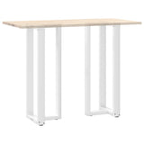 Bar Table Legs T-Shaped 2 pcs White 40x35x cm Steel 4013097