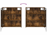 Bathroom Mirror Cabinet Smoked Oak 50 x 14.5 x 70 cm 889043