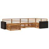 Outdoor Sofa Set 6 pcs Natural 3383572