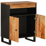 Sideboard with 2 Doors 60x33x75 cm Solid Wood Acacia 352914