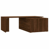 Coffee Table Brown Oak 150x50x35 cm Engineered Wood 815470