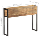 321938 Planter 90x20x68 cm Rough Mango Wood