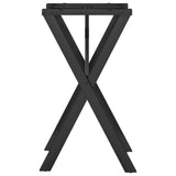 Dining Table Legs X-Frame 40x40x73 cm Steel 357903
