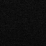 ZNTS Bed Frame without Mattress Black Single Fabric 3285037