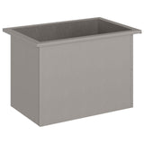 Garden Planter with LED Rusty 40 x 60 x 40 cm Weathering Steel 8008152