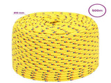 Multipurpose Utility Rope 10 mm 500 m Yellow PP 645 kg Max Load 3473179