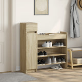 Shoe Cabinet Sonoma Oak 100.5x28x100 cm Engineered Wood 840424
