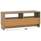 LED TV Cabinet Artisan Oak Engineered Wood 896114