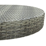 5 Piece Garden Bar Poly Rattan Grey 3064773