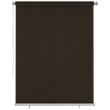 Outdoor Roller Blind 185 cm Brown 312984