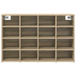Shoe Cabinet Sonoma oak 103 x 30 x 67 cm Engineered wood 808732