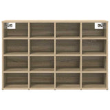 Shoe Cabinet Sonoma oak 103 x 30 x 67 cm Engineered wood 808732