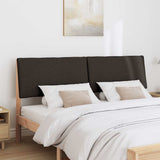 Upholstered Headboard Black 180 cm Solid Pine Wood 879271