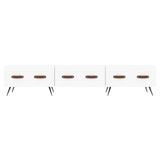 TV Cabinet White 150x36x30 cm Engineered Wood 829124