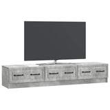 TV Cabinet Concrete Grey 147 x 34.5 x 27 cm Engineered Wood 895858