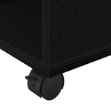 Storage Cabinet Black Oak 60 x 35 x 75 cm Engineered Wood 862671