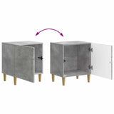 Bedside Cabinet 2 pcs Concrete Grey 43 x 34.5 x 50 cm 894572
