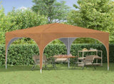 Pop-up Party Tent 290 x 290 x 245 cm Beige 42019848