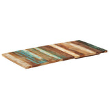 Rectangular Table Top 60x120 cm 25-27 mm Solid Reclaimed Wood 286057