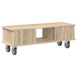 TV Stand Sonoma Oak 100 x 35 x 35 cm Engineered Wood 891034