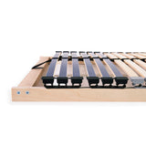Slatted Bed Base without Mattress with 42 Slats 7 Zones 90x200 cm 246463