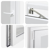 Basement Window RISOR 50 x 70 cm PVC and Glass 42047871