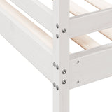 Bunk Bed without Mattress 80x200/140x200 cm White Solid Wood 3207182