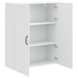 Wall Cabinet LUCCA White 80 x 31 x 100 cm Engineered Wood 885145